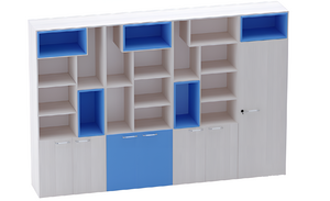 Комплект шкафов Smarty  для кабинета - fgospostavki.ru - Красный Сулин