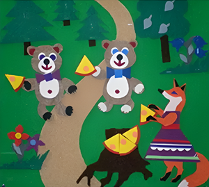 Пособие для слабовидящих детей - Театр-сказка "Два жадных медвежонка" - fgospostavki.ru - Красный Сулин