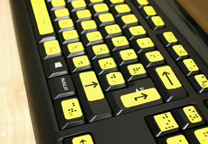 Комплект для маркировки клавиатуры азбукой Брайля - fgospostavki.ru - Красный Сулин