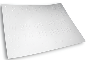 Пособие для слабовидящих детей - Сигнальные карточки по математике - fgospostavki.ru - Красный Сулин