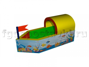 Сухой бассейн "Кораблик" с шелкографией - fgospostavki.ru - Красный Сулин