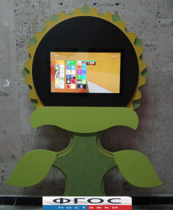 Интерактивная напольная пристенная доска "Подсолнух" - fgospostavki.ru - Красный Сулин