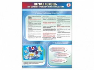 Стенды "Первая помощь при дорожно-транспортном происшествии" (2 шт.) - fgospostavki.ru - Красный Сулин