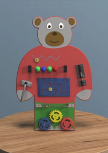 Бизиборд «Папа-медведь» - fgospostavki.ru - Красный Сулин