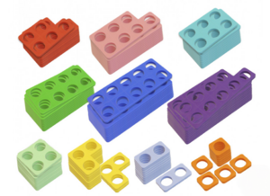 Нумирошка. Набор цветных пластиковых форм 100 шт. по методике Нумикон - fgospostavki.ru - Красный Сулин