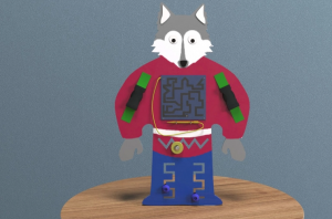 Бизиборд «Серый волчонок» - fgospostavki.ru - Красный Сулин