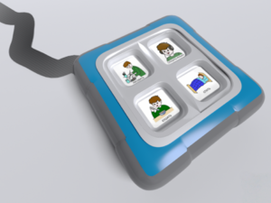 Игровой коммуникатор 4-х кнопочный №3 - fgospostavki.ru - Красный Сулин