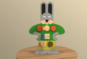 Бизиборд «Серый заинька» - fgospostavki.ru - Красный Сулин