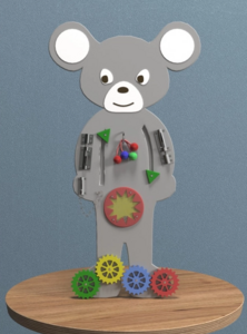 Бизиборд «Серая мышка» - fgospostavki.ru - Красный Сулин