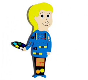 Бизиборд «Юный художник» - fgospostavki.ru - Красный Сулин