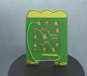 Бизиборд «Зеленый лабиринт» - fgospostavki.ru - Красный Сулин