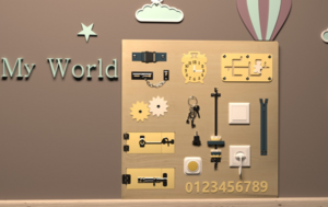 Бизиборд «Умелый малыш» - fgospostavki.ru - Красный Сулин