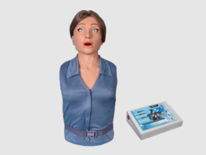 Тренажер-манекен взрослой пострадавшей женщины "Ирина" (голова, торс) для отработки приемов сердечно-легочной реанимации - fgospostavki.ru - Красный Сулин