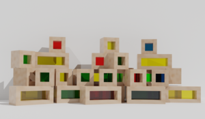 Детский развивающий набор из разноцветных элементов - fgospostavki.ru - Красный Сулин