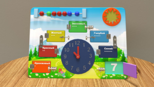 Настенная панель «Изучение цифр и цветов» - fgospostavki.ru - Красный Сулин