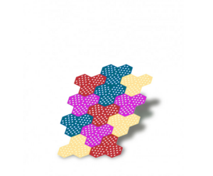 Настенная панель сборная (12 шт) - fgospostavki.ru - Красный Сулин