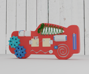 Бизиборд «Машинка» - fgospostavki.ru - Красный Сулин