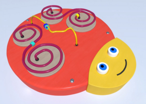 Настенный игровой элемент в виде головы гусеницы - fgospostavki.ru - Красный Сулин