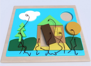 Настенная панель «Домик» - fgospostavki.ru - Красный Сулин