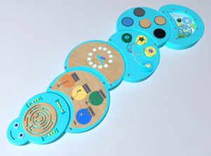 Развивающая панель «Гусеница» - fgospostavki.ru - Красный Сулин