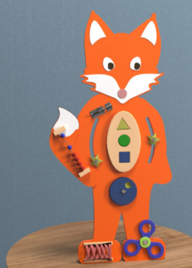 Бизиборд «Мудрая лиса» - fgospostavki.ru - Красный Сулин