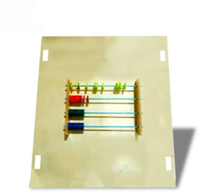 Тактильно-развивающая панель «Цветные счеты» - fgospostavki.ru - Красный Сулин