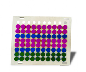 Тактильно-развивающая панель «Цветные фигурки» - fgospostavki.ru - Красный Сулин