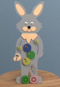 Бизиборд «Пасхальный кролик» - fgospostavki.ru - Красный Сулин