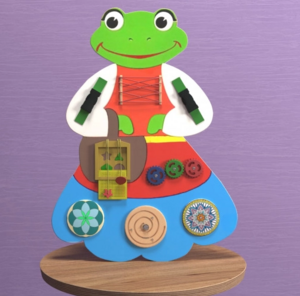 Бизиборд «Лягушка» - fgospostavki.ru - Красный Сулин