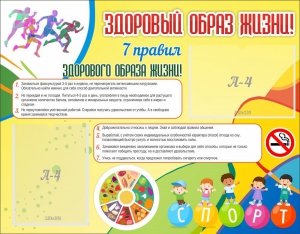 Стенд "Здоровый образ жизни" - fgospostavki.ru - Красный Сулин