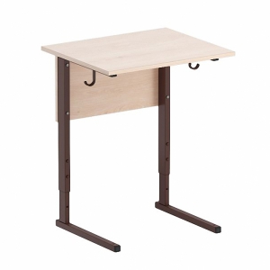 Стол ученический одноместный регулируемый на прямоугольной трубе - fgospostavki.ru - Красный Сулин