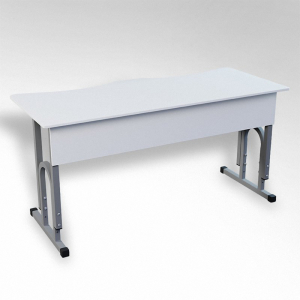 Стол 'Архимед ТР' 2-х местный регулируемый с эргономичной столешницей - fgospostavki.ru - Красный Сулин