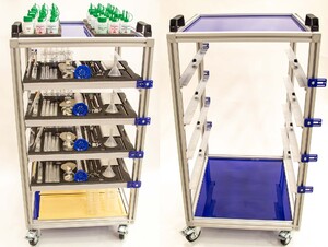 Мобильная стойка для хранения наборов ГИА по химии - fgospostavki.ru - Красный Сулин