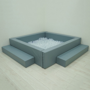 Сухой бассейн с шариками и RGB-подсветкой 190х190 см - fgospostavki.ru - Красный Сулин