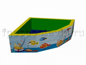 Бассейн угловой с шелкографией - fgospostavki.ru - Красный Сулин
