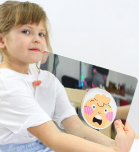 Зеркало логопедическое с отверстием - fgospostavki.ru - Красный Сулин