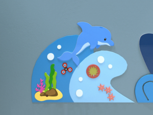 Бизиборд «Дельфин» - fgospostavki.ru - Красный Сулин