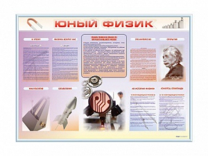 Стенд-уголок "Юный физик" - fgospostavki.ru - Красный Сулин