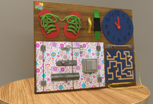 Бизиборд «Для девочек» - fgospostavki.ru - Красный Сулин