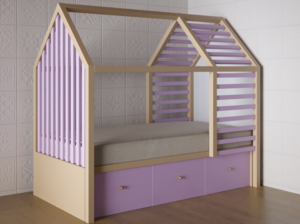 Детская кровать «Инга» - fgospostavki.ru - Красный Сулин