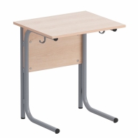 Стол ученический одноместный на круглой трубе - fgospostavki.ru - Красный Сулин