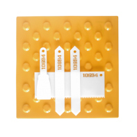 Комплект для нанесения клея: зубчатый шпатель, шпательная лопатка, расшивка (2 штуки) - fgospostavki.ru - Красный Сулин