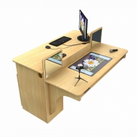 Профессиональный мультимедийный интерактивный развивающий логопедический стол Logo 25 - fgospostavki.ru - Красный Сулин