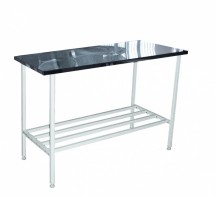 Стол на металлическом каркасе с продольными стяжками 600*1500*750(900) - fgospostavki.ru - Красный Сулин