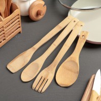 Набор кухонных принадлежностей (дерево) - fgospostavki.ru - Красный Сулин