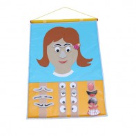 Дидактическая панно "Девочка" - fgospostavki.ru - Красный Сулин