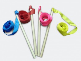 Лента атласная на деревянной палочке (10 метров) - fgospostavki.ru - Красный Сулин