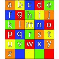 Тематическое поле-маршрутизатор «Английский алфавит» для мини-робота Bee-Bot/Blue-Bot - fgospostavki.ru - Красный Сулин