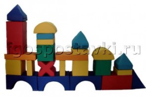 Мягкий модуль-конструктор "Архитектор" (24 элемента) - fgospostavki.ru - Красный Сулин