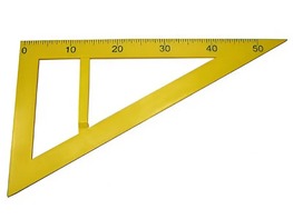 Угольник классный пластмассовый (30 и 60 градусов ) - fgospostavki.ru - Красный Сулин